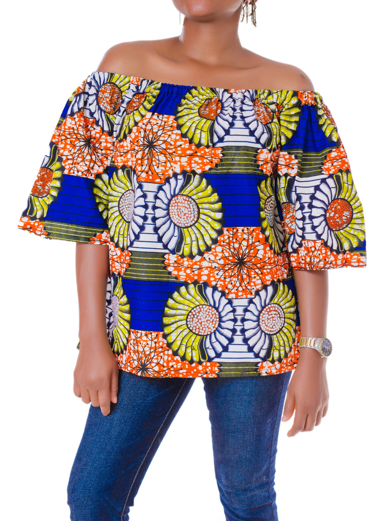Off Shoulder Top - Afrocentric Fashion Store-Ebbyz