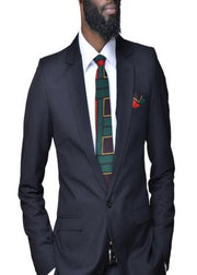 Ankara Tie For Men - Afrocentric Fashion Store-Ebbyz