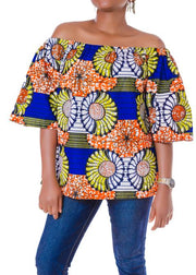 Off Shoulder Top. - Afrocentric Fashion Store-Ebbyz